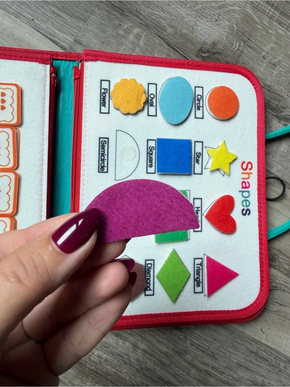 Kids Montessori Sensory Busy Book
